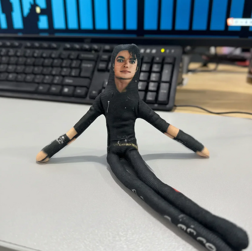 Poupée en peluche Michael Jackson