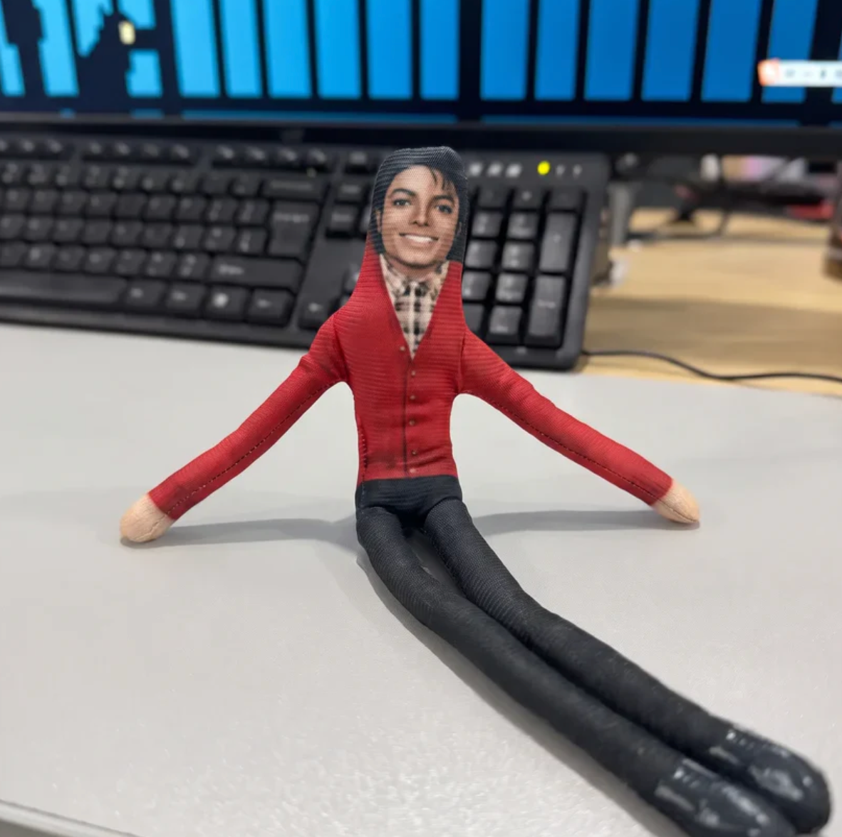 Poupée en peluche Michael Jackson