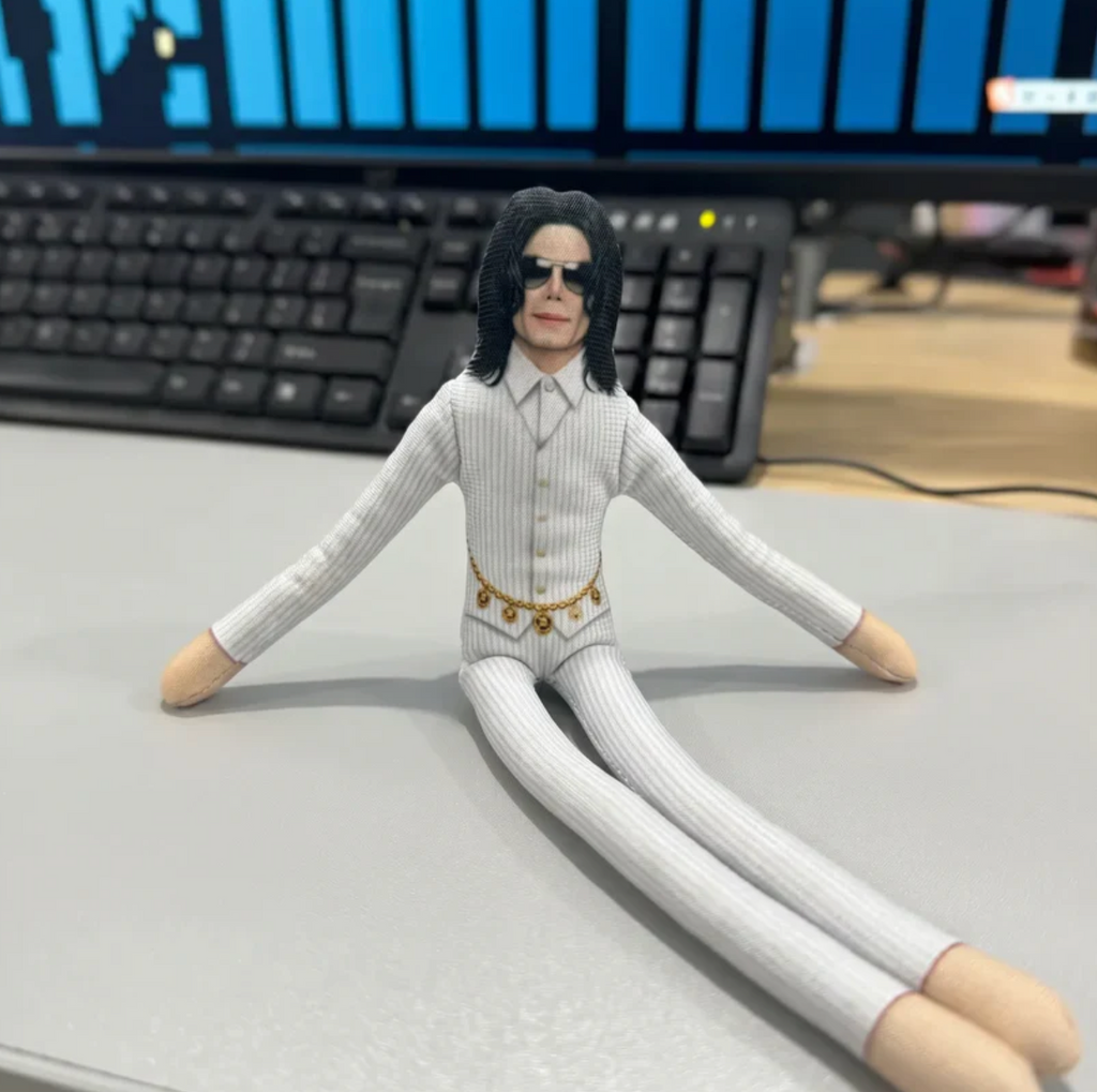 Poupée en peluche Michael Jackson